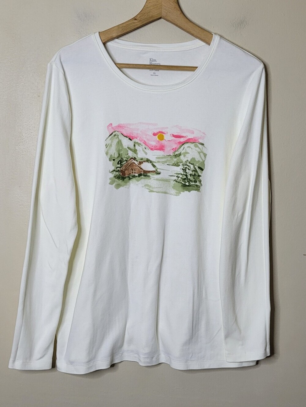 Kim Rogers Set Of 2 Perfectly Soft Cotton Shirts XL - Picture 2 of 7